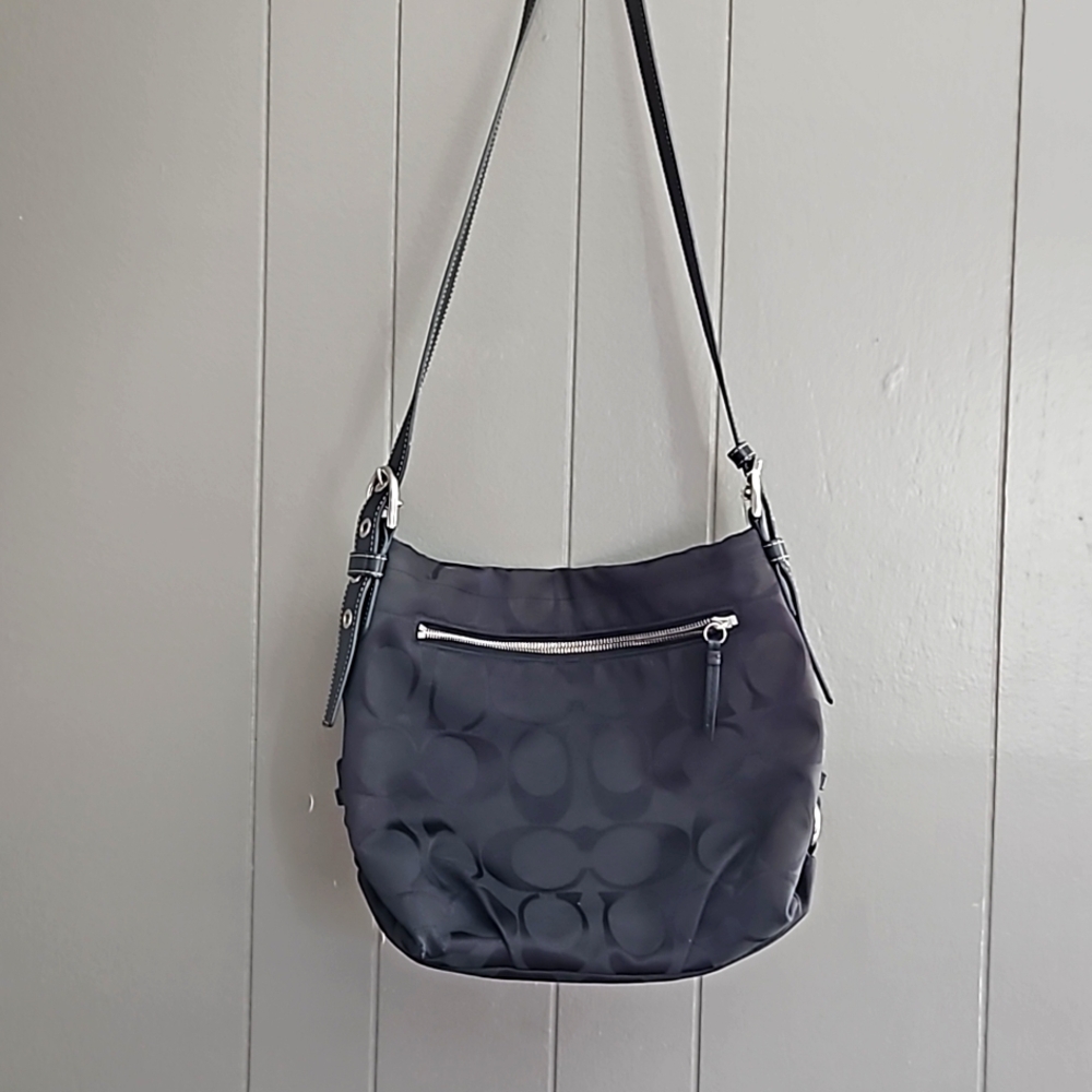 Black Signiture Coach Hobo/boho style bage